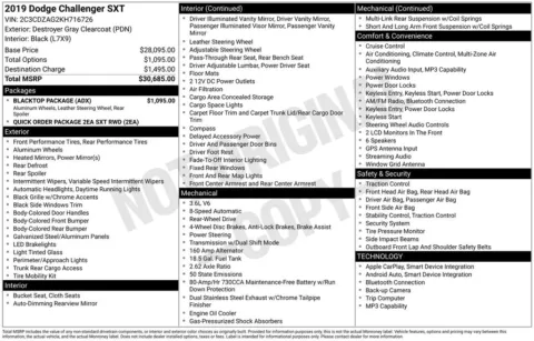 Photos of 2019 Dodge Challenger SXT for sale in Norwalk, IA at Gregg Young Chevrolet of Norwalk