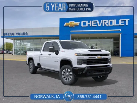 White 2026 Chevrolet Silverado 2500HD Custom for sale in Norwalk, IA
