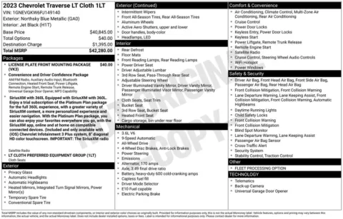 Photos of 2023 Chevrolet Traverse LT for sale in Norwalk, IA at Gregg Young Chevrolet of Norwalk