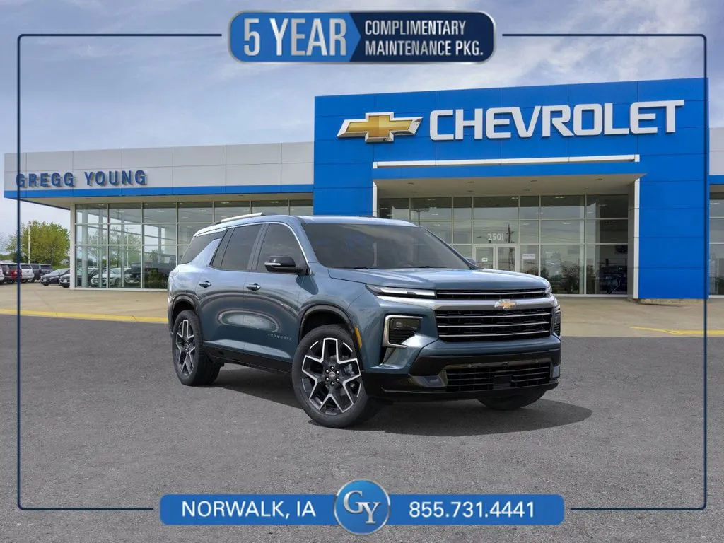 Blue 2026 Chevrolet Traverse High Country for sale in Norwalk, IA