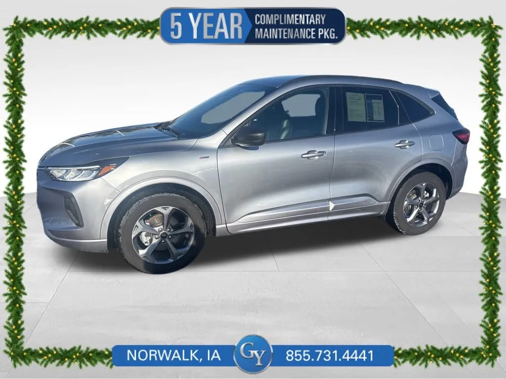 Silver 2024 Ford Escape ST-Line for sale in Norwalk, IA