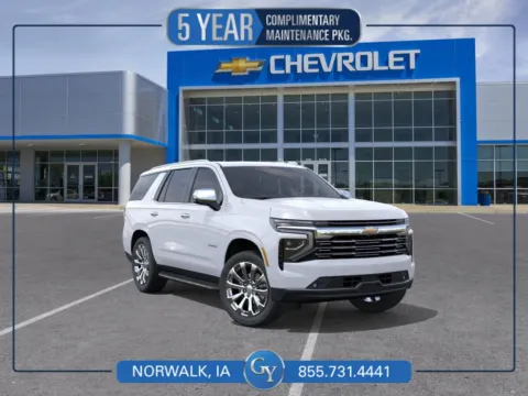 White 2026 Chevrolet Tahoe Premier for sale in Norwalk, IA