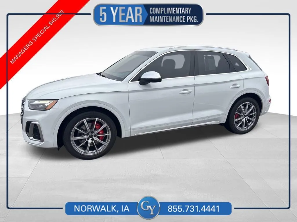 White 2024 Audi SQ5 Premium Plus for sale in Norwalk, IA