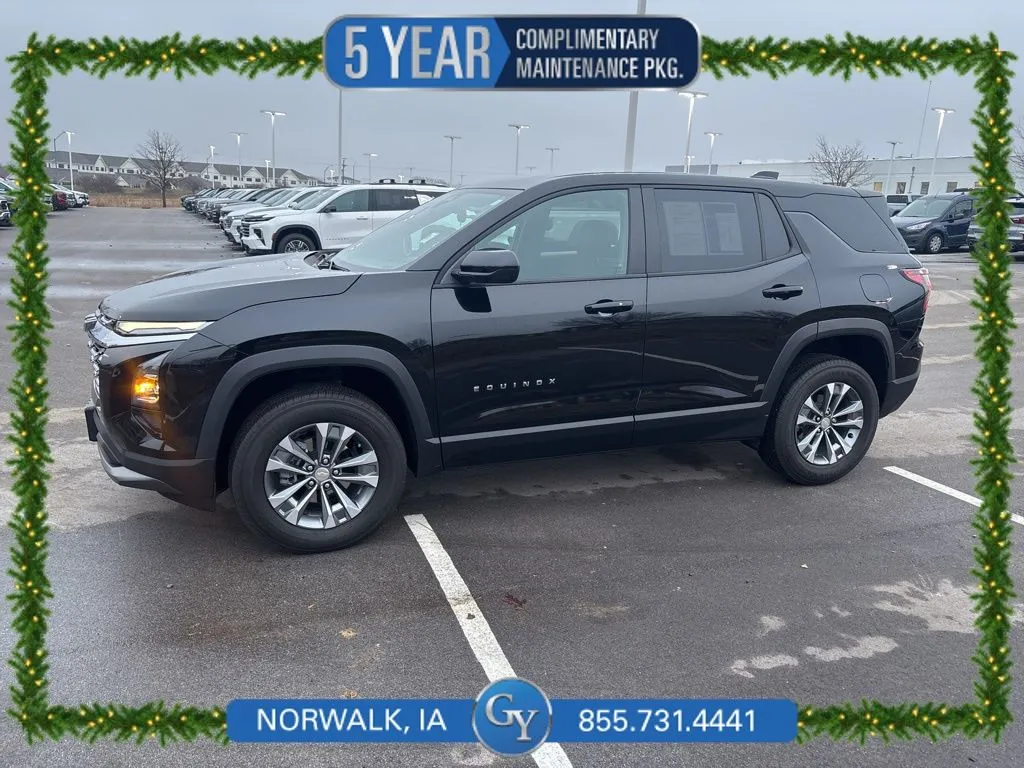 Black 2025 Chevrolet Equinox LT for sale in Norwalk, IA