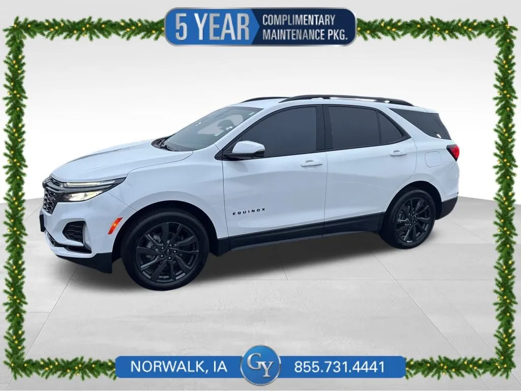 White 2023 Chevrolet Equinox RS for sale in Norwalk, IA
