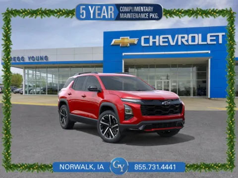 Red 2026 Chevrolet Equinox RS for sale in Norwalk, IA