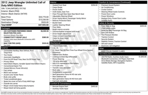 Photos of 2012 Jeep Wrangler Unlimited Rubicon for sale in Norwalk, IA at Gregg Young Chevrolet of Norwalk