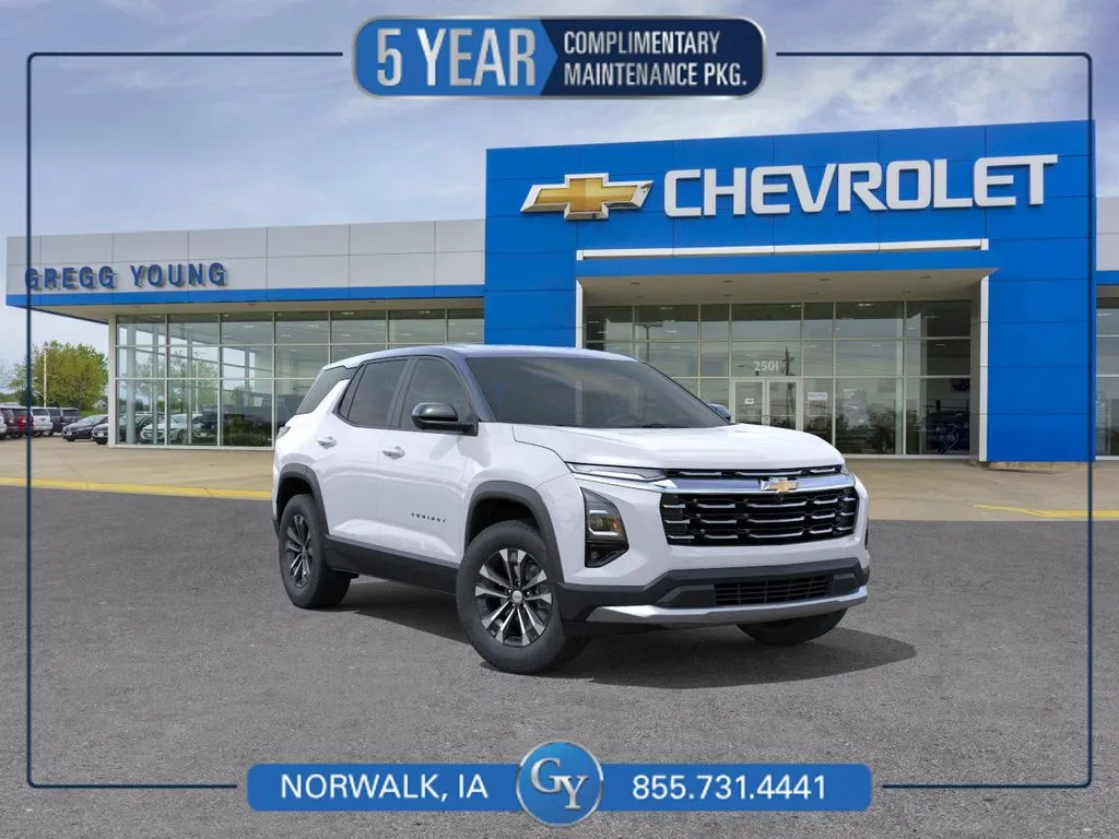 White 2026 Chevrolet Equinox LT for sale in Norwalk, IA