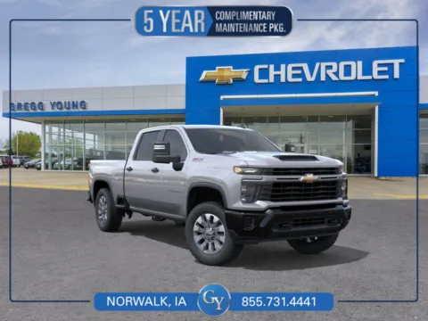 Gray 2026 Chevrolet Silverado 2500HD Custom for sale in Norwalk, IA