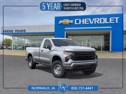 Gray 2026 Chevrolet Silverado 1500 WT for sale in Norwalk, IA
