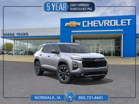 Gray 2026 Chevrolet Equinox AWD RS for sale in Norwalk, IA