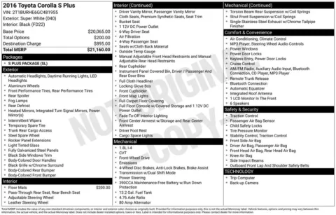 Photos of 2016 Toyota Corolla L for sale in Norwalk, IA at Gregg Young Chevrolet of Norwalk