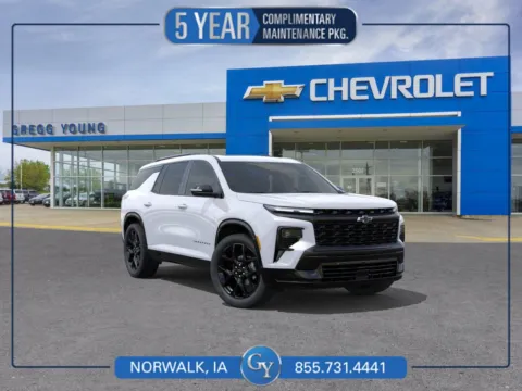 White 2026 Chevrolet Traverse AWD RS for sale in Norwalk, IA