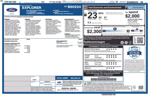 Photos of 2025 Ford Explorer Platinum for sale in Norwalk, IA at Gregg Young Chevrolet of Norwalk