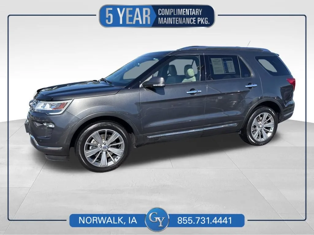 Used 2018 Ford Explorer Limited with VIN 1FM5K8F85JGA82677 for sale in Norwalk, IA