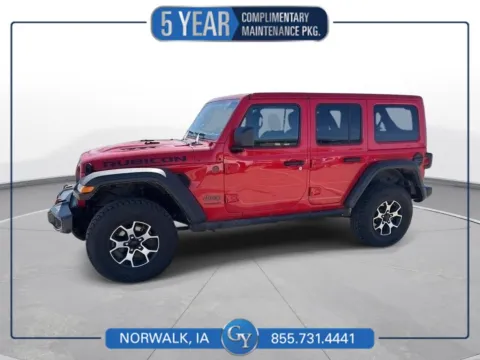 Red 2022 Jeep Wrangler Unlimited Rubicon for sale in Norwalk, IA