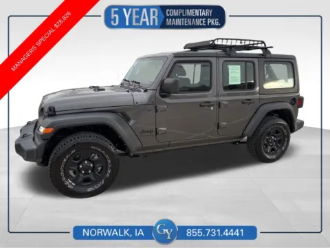 Gray 2023 Jeep Wrangler Sport for sale in Norwalk, IA