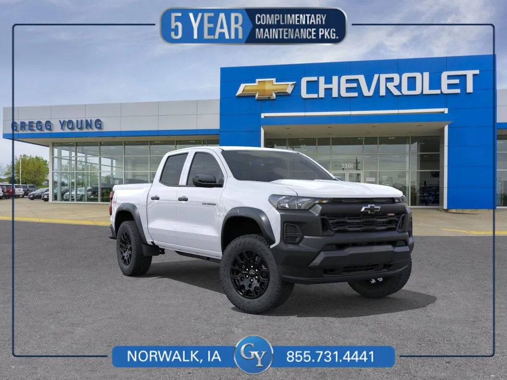 White 2026 Chevrolet Colorado Trail Boss for sale in Norwalk, IA