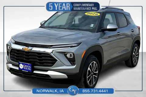 Gray 2026 Chevrolet TrailBlazer LT for sale in Norwalk, IA