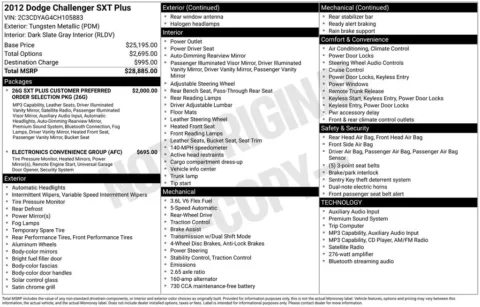 Photos of 2012 Dodge Challenger SXT for sale in Norwalk, IA at Gregg Young Chevrolet of Norwalk