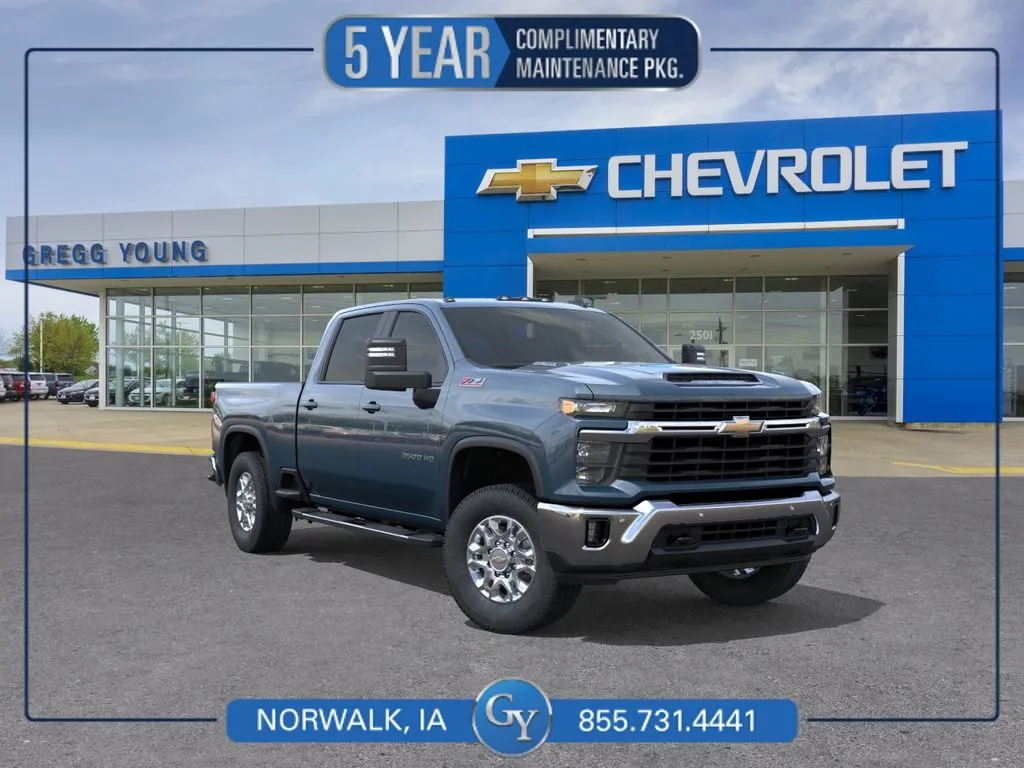 Blue 2026 Chevrolet Silverado 2500HD LT for sale in Norwalk, IA