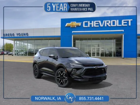 Black 2026 Chevrolet Blazer RS for sale in Norwalk, IA