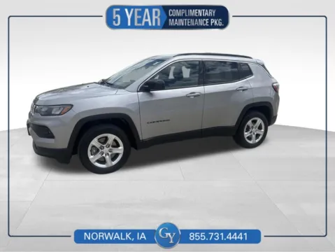 Silver 2023 Jeep Compass Latitude for sale in Norwalk, IA