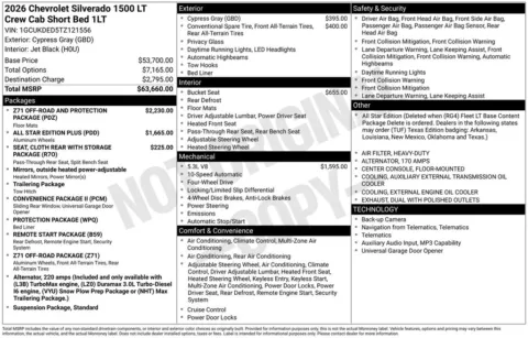 Photos of 2026 Chevrolet Silverado 1500 LT for sale in Norwalk, IA at Gregg Young Chevrolet of Norwalk