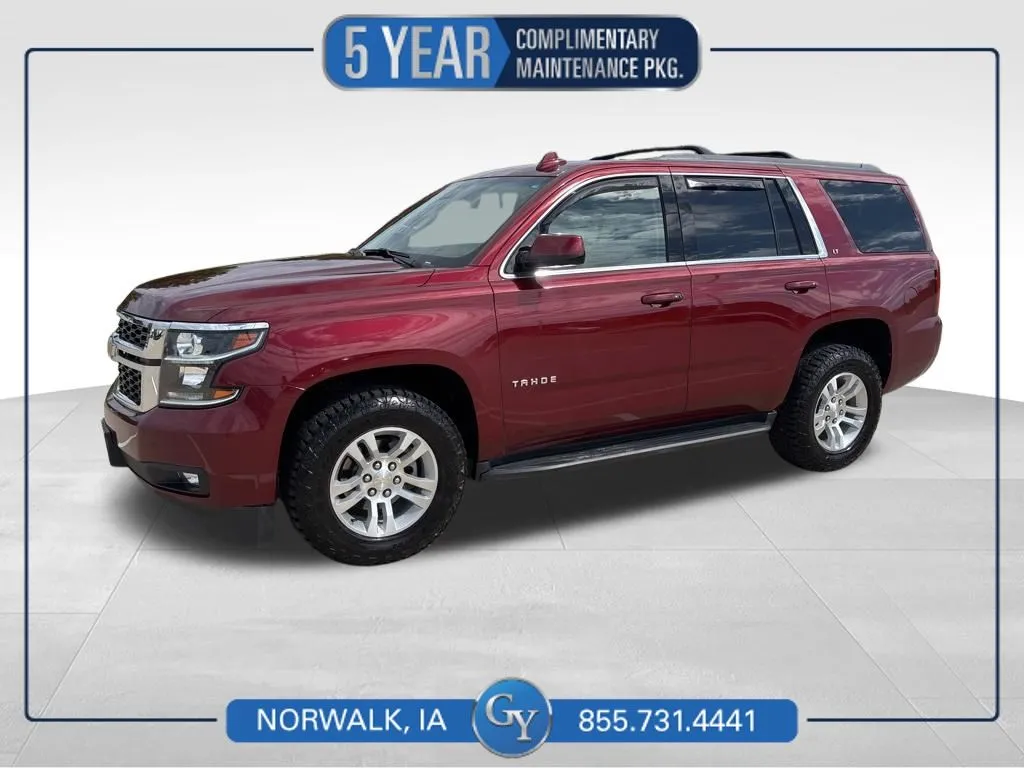 Red 2019 Chevrolet Tahoe LT for sale in Norwalk, IA