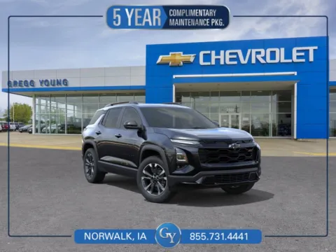 Black 2026 Chevrolet Equinox RS for sale in Norwalk, IA