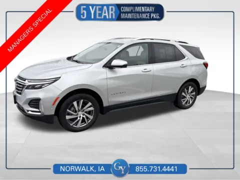 Silver 2022 Chevrolet Equinox Premier for sale in Norwalk, IA