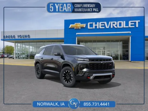 Black 2026 Chevrolet Traverse Z71 for sale in Norwalk, IA