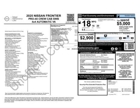Photos of 2025 Nissan Frontier PRO-4X for sale in Norwalk, IA at Gregg Young Chevrolet of Norwalk