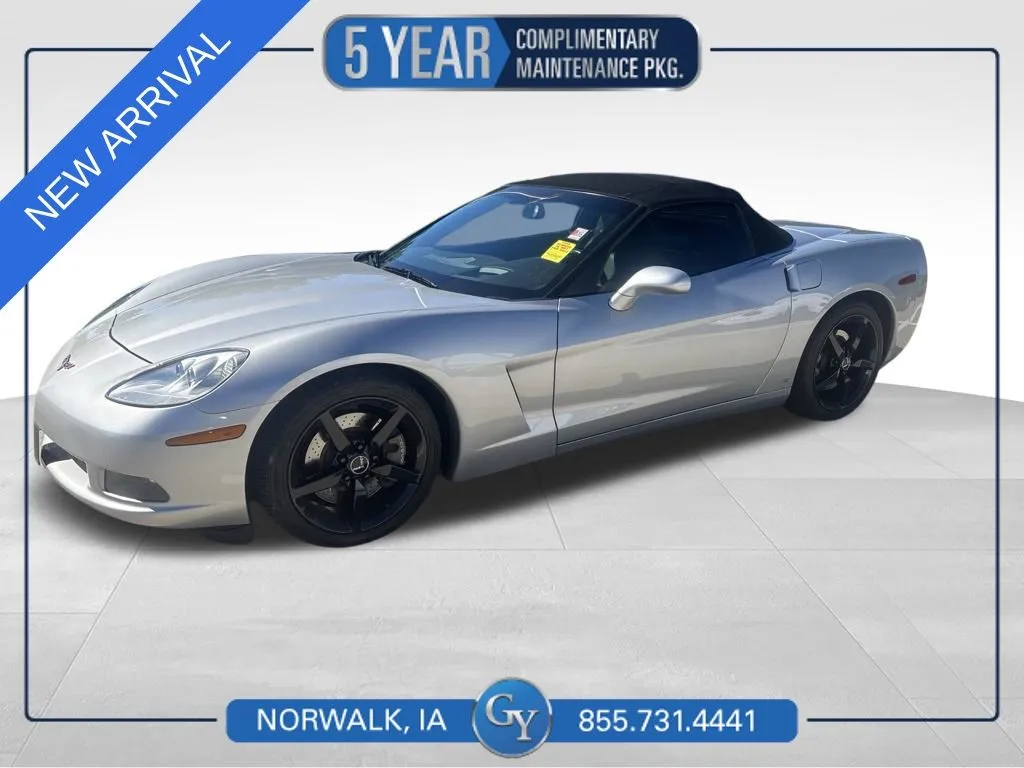 Silver 2008 Chevrolet Corvette for sale in Norwalk, IA
