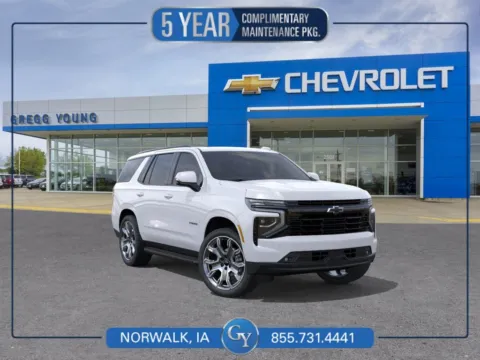 White 2026 Chevrolet Tahoe RST for sale in Norwalk, IA