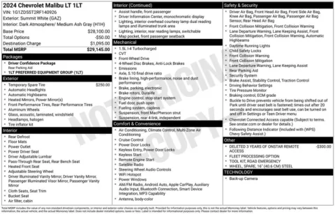 Photos of 2024 Chevrolet Malibu LT for sale in Norwalk, IA at Gregg Young Chevrolet of Norwalk