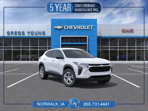 White 2026 Chevrolet Trax LS for sale in Norwalk, IA