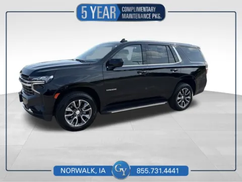 Black 2021 Chevrolet Tahoe LT for sale in Norwalk, IA