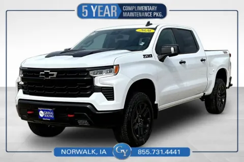 White 2026 Chevrolet Silverado 1500 LT Trail Boss for sale in Norwalk, IA