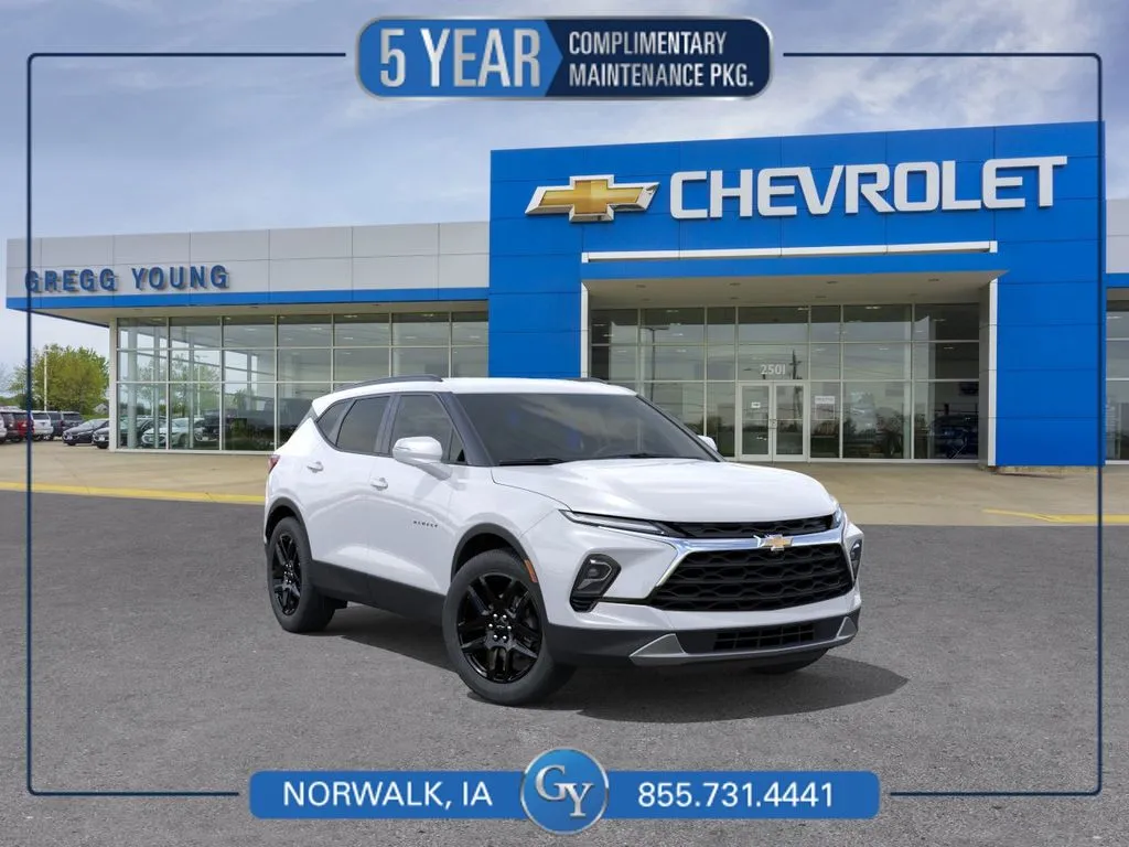 White 2026 Chevrolet Blazer LT for sale in Norwalk, IA