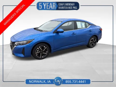 Blue 2025 Nissan Sentra SV for sale in Norwalk, IA