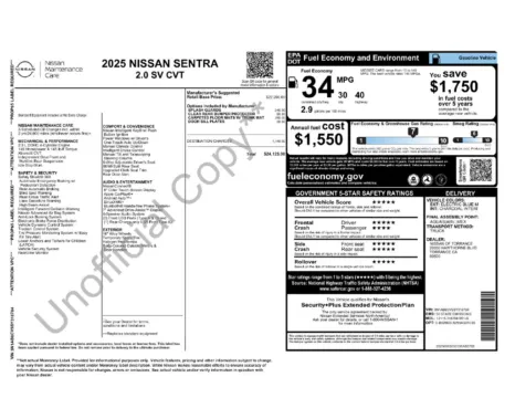 Photos of 2025 Nissan Sentra SV for sale in Norwalk, IA at Gregg Young Chevrolet of Norwalk