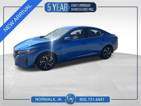 Blue 2025 Nissan Sentra SV for sale in Norwalk, IA