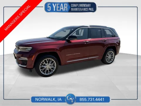 Red 2023 Jeep Grand Cherokee Summit for sale in Norwalk, IA