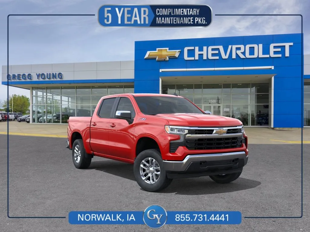 Red 2026 Chevrolet Silverado 1500 LT for sale in Norwalk, IA