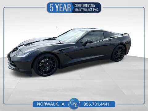 Black 2019 Chevrolet Corvette Stingray Z51 for sale in Norwalk, IA