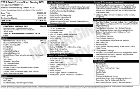 Photos of 2025 Buick Envista Sport Touring for sale in Norwalk, IA at Gregg Young Chevrolet of Norwalk