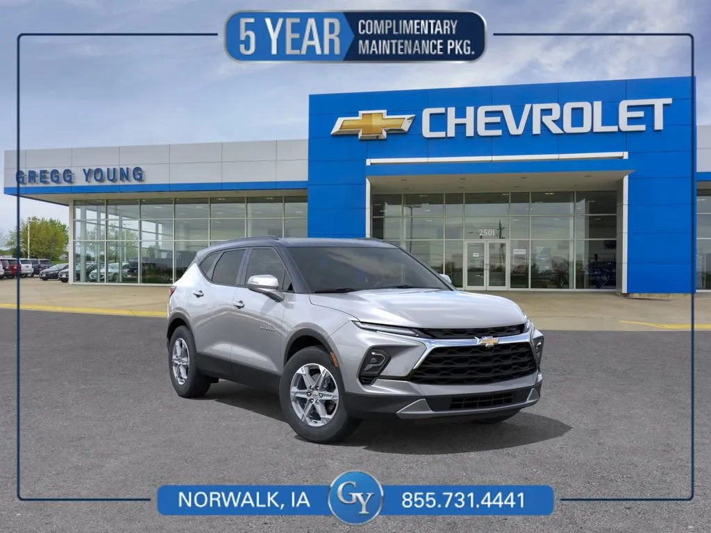 Gray 2026 Chevrolet Blazer LT for sale in Norwalk, IA