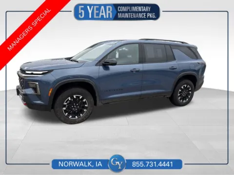 Blue 2024 Chevrolet Traverse Z71 for sale in Norwalk, IA