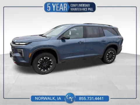Blue 2024 Chevrolet Traverse Z71 for sale in Norwalk, IA